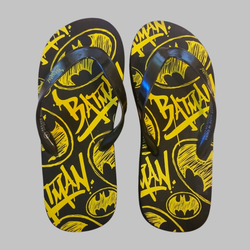 Dc Comics Batman Kids Flip Flops